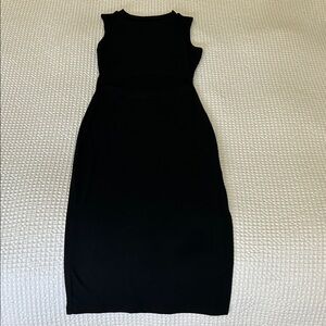 Vici Classic Black Midi Dress